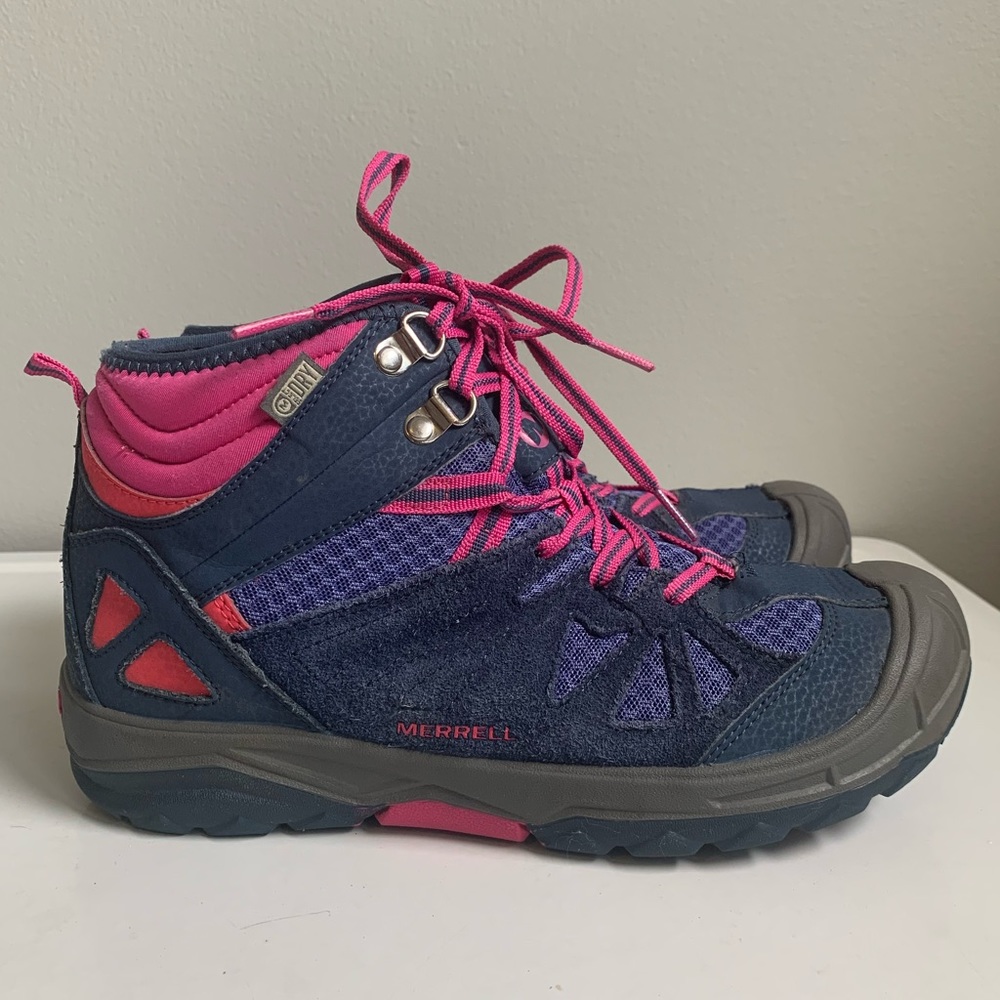 Merrell Capra Mid Waterproof Girls Hiking Boots